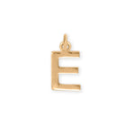 14 Karat Gold Plated Polished Letter Initial Charm Series (A-Z)