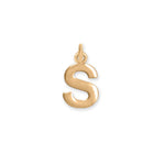14 Karat Gold Plated Polished Letter Initial Charm Series (A-Z)