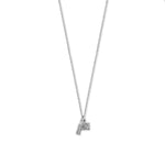 Oxidized "courage" Tag Charm