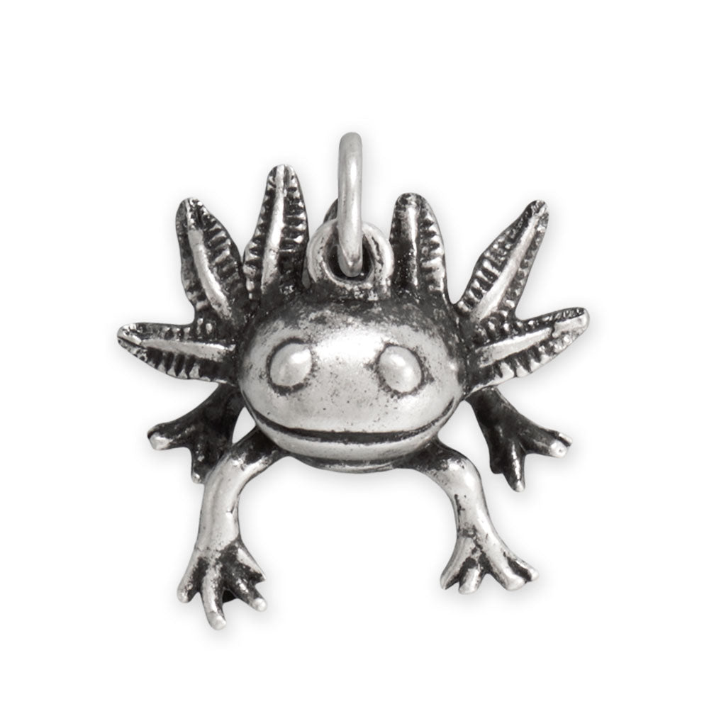 Oxidized 3D Axolotl Charm