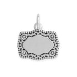 Oxidized Belt Buckle Charm