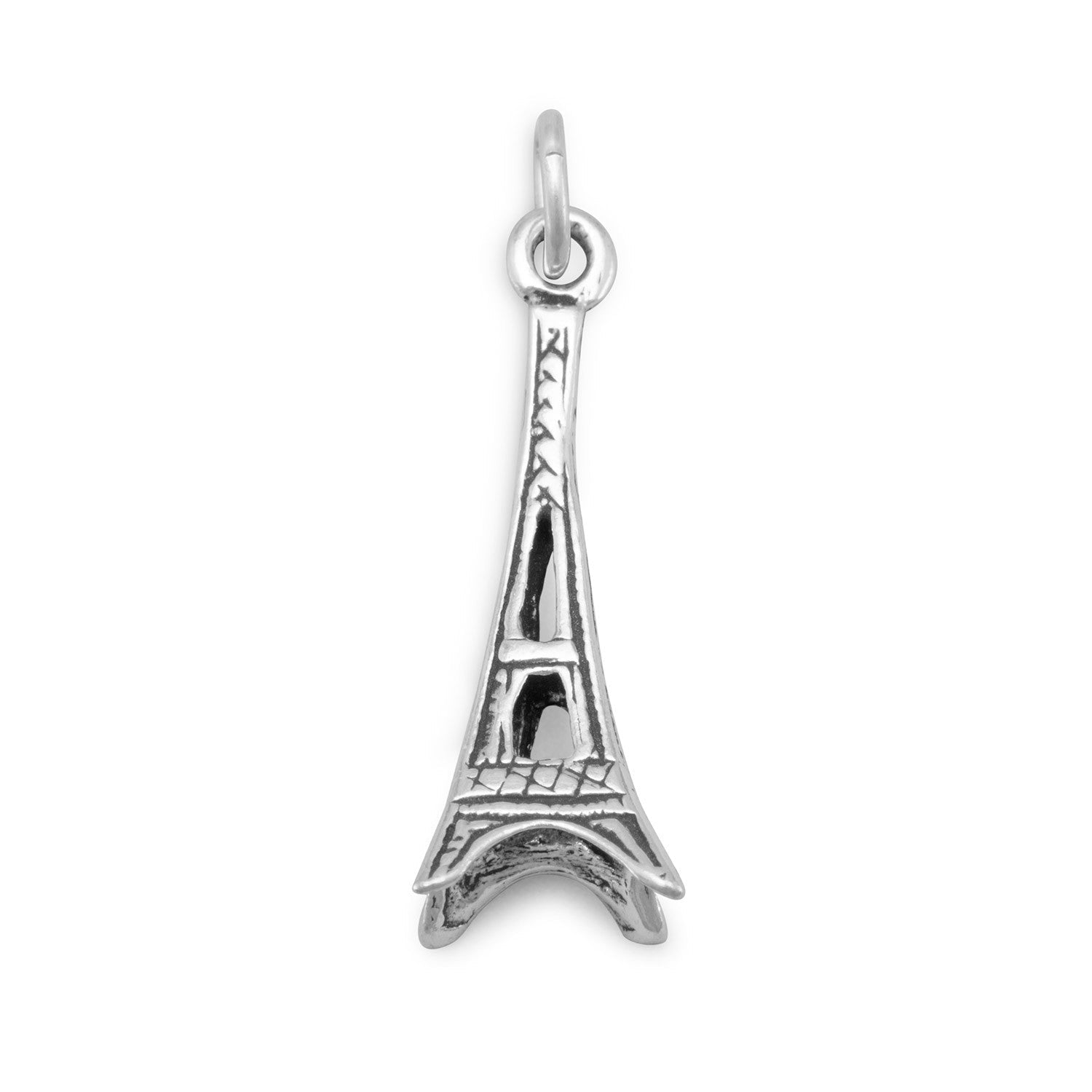 Silver or Gold 3D Eiffel Tower Charm