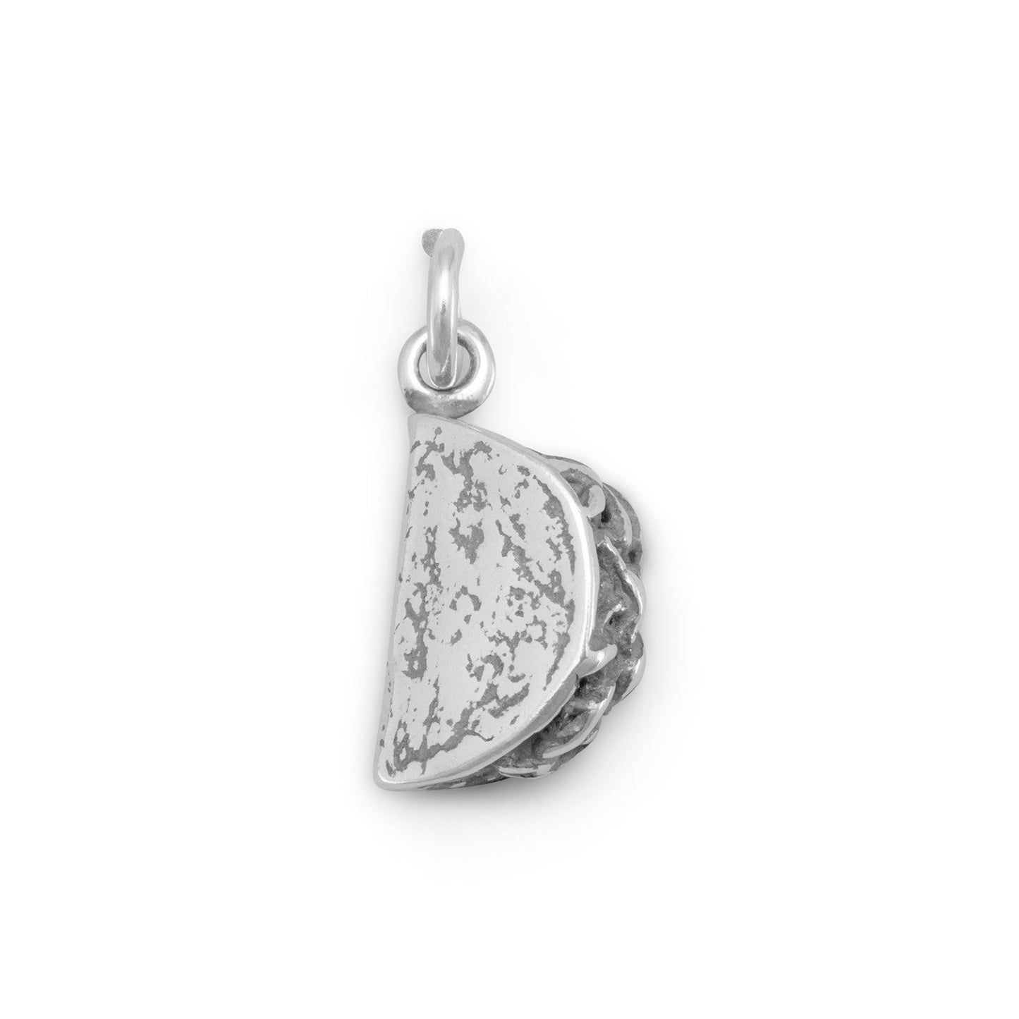Silver or Gold 3D Taco Charm