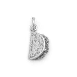 Silver or Gold 3D Taco Charm