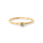 Life in Color! 14 Karat Gold Plated Five Ring Set