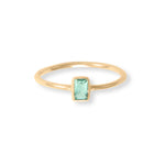 Life in Color! 14 Karat Gold Plated Five Ring Set
