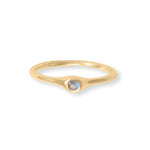 Life in Color! 14 Karat Gold Plated Five Ring Set