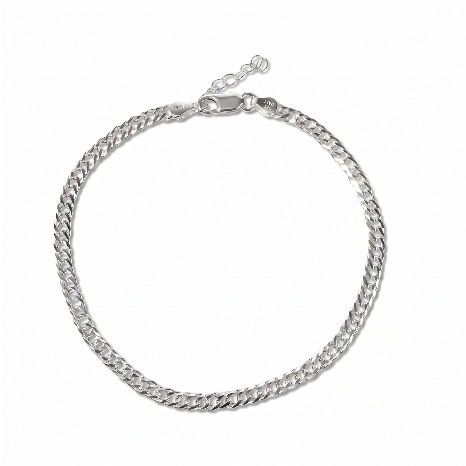 9" + 1" Rombo Chain Anklet