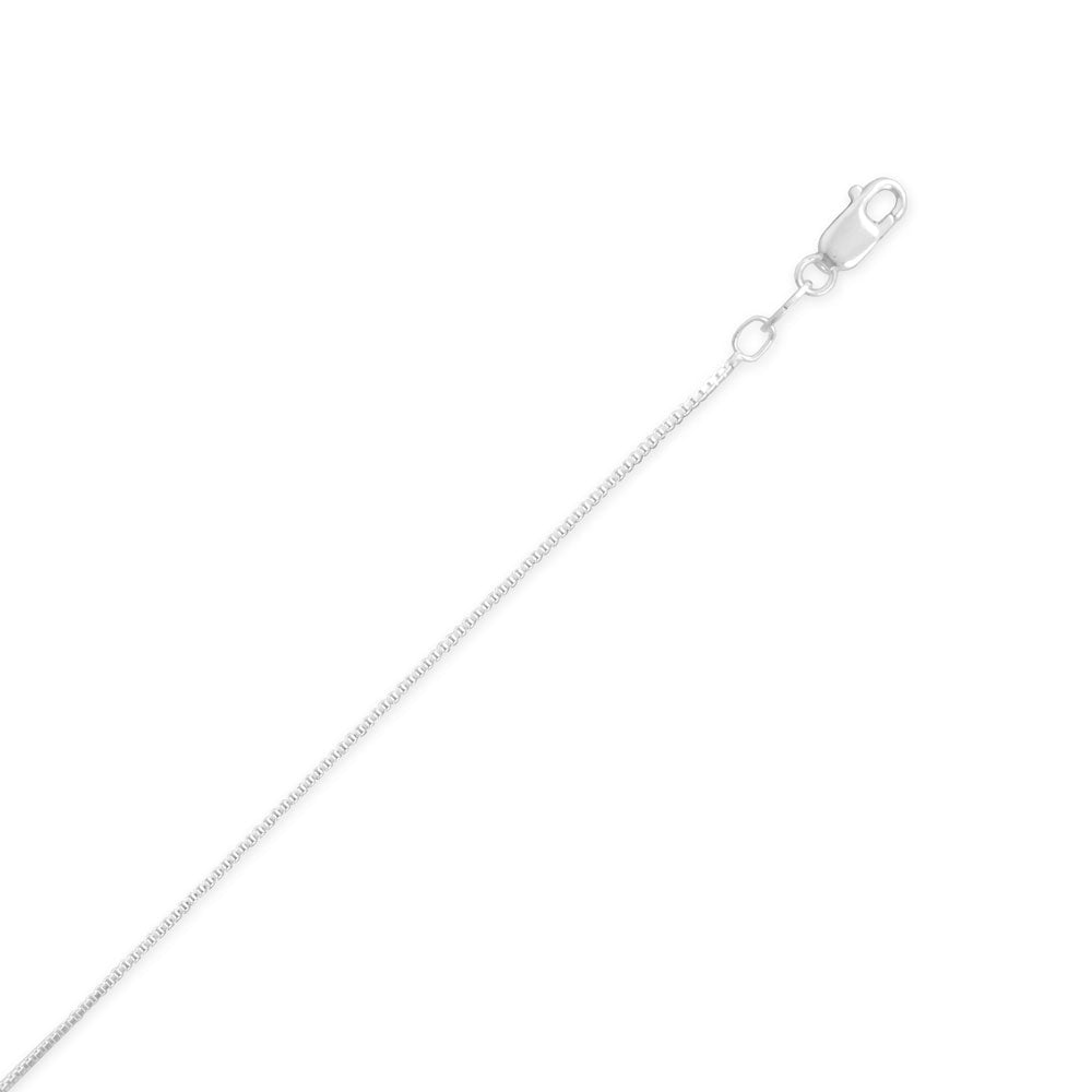 012 Box Chain Necklace (0.7mm)