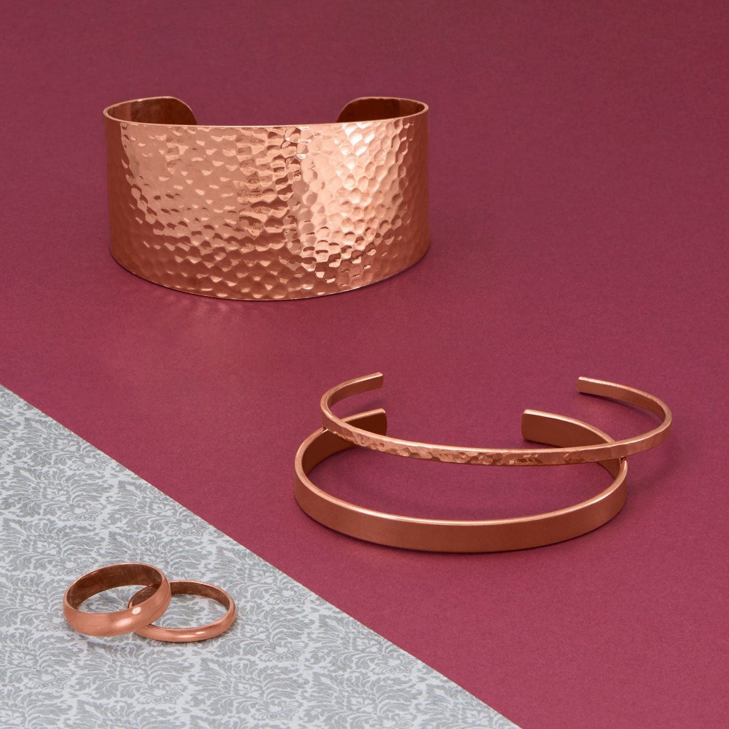 6.3mm Smooth Solid Copper Cuff Bracelet