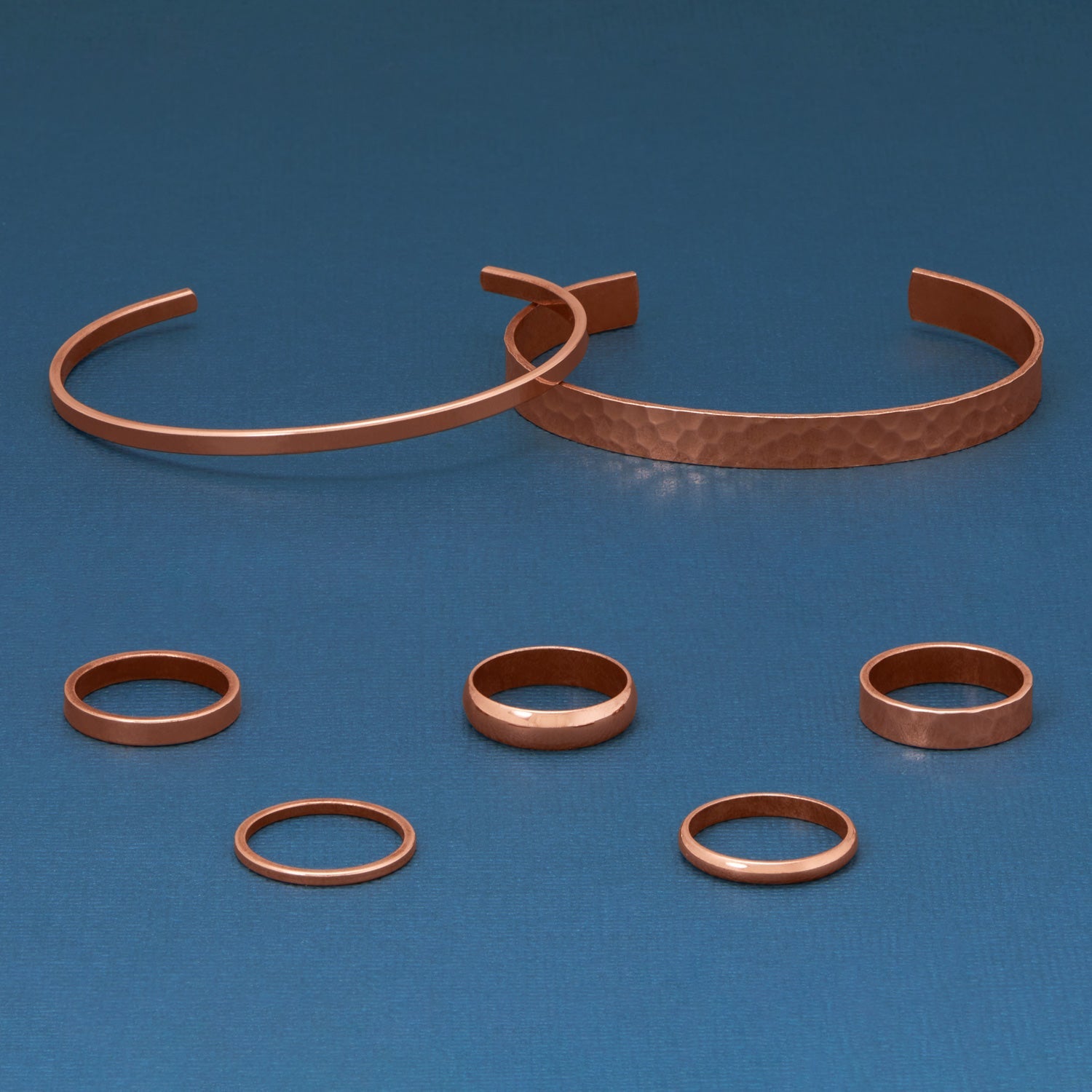 3.2mm Smooth Solid Copper Cuff Bracelet