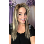 WIG 1002 in color light Brown with Blonde Highlights (OPEN BOX ITEM)