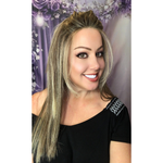 WIG 1002 in color light Brown with Blonde Highlights (OPEN BOX ITEM)
