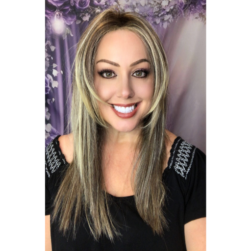 WIG 1002 in color light Brown with Blonde Highlights (OPEN BOX ITEM)