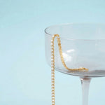 6.5" + 1" 18 Karat Gold PVD Stainless Steel CZ Tennis Bracelet