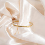 18 Karat Gold PVD Stainless Steel "Kind Heart Fierce Mind" Cuff Bracelet