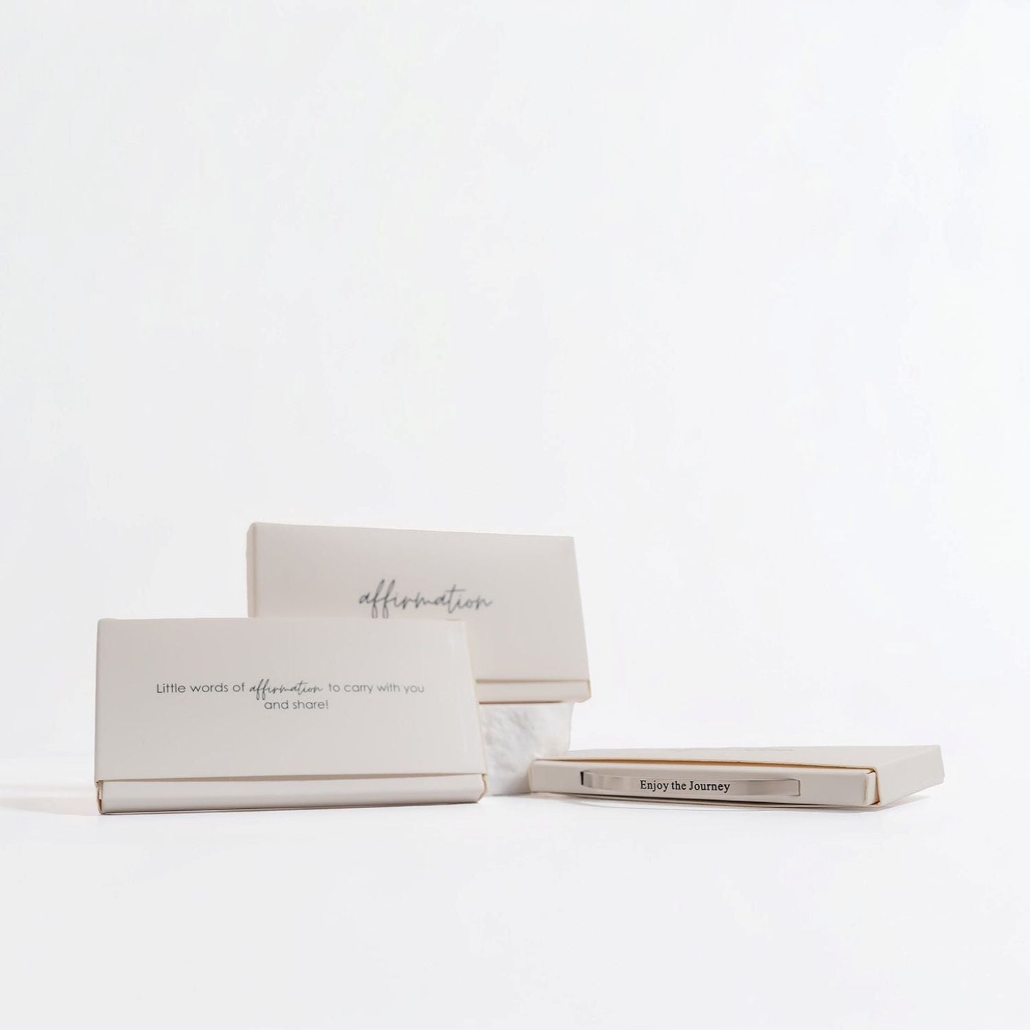 Stainless Steel "Enjoy the Journey" Cuff Bracelet