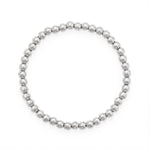 7.5" 5mm Stainless Steel Bead Stretch Bracelet