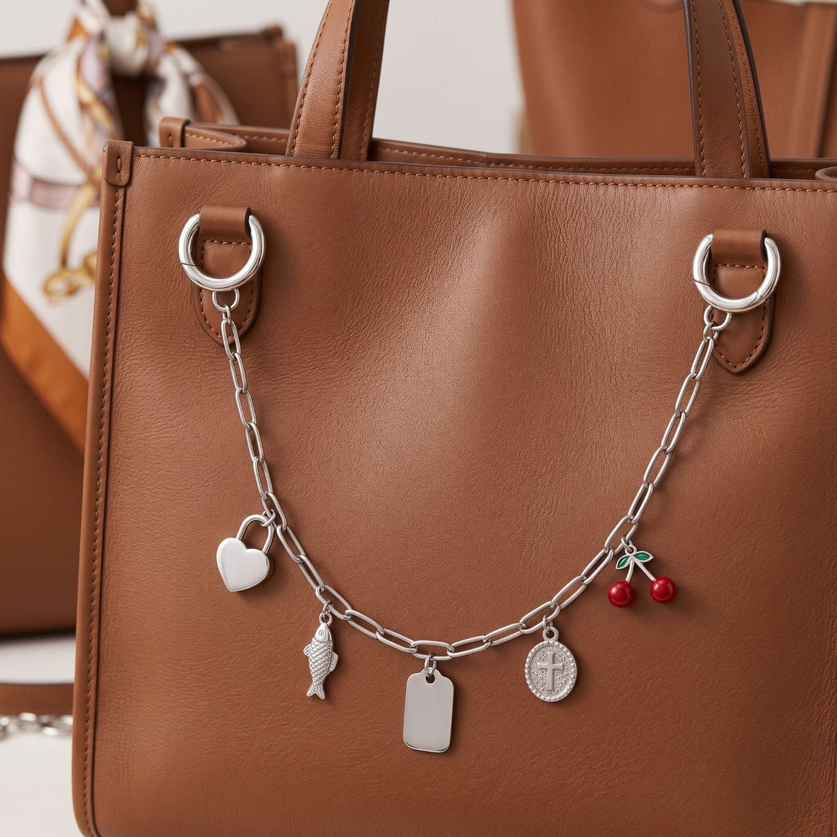 Stainless Steel Engravalbe Rectangle Tag Charm