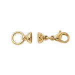 18 Karat Gold PVD Stainless Steel Magnetic Layering Converter Clasp