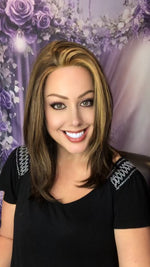 WIG 1001 in color Brown with Highlights (OPEN BOX ITEM)